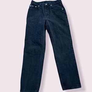 Vintage Riders black high waist mom jeans